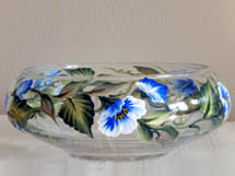 Candy Bowl with Blue Flowers